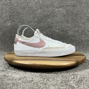 Nike Blazer Low 77 DA4074-105 Girls 4.5Y White Pink Rose Casual Athletic Shoes